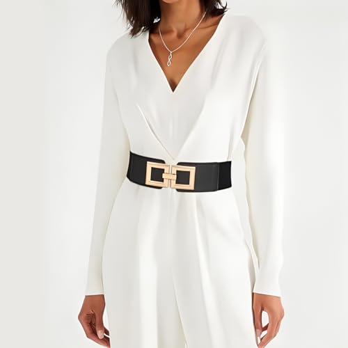 Elastic Belt for Women Stretchy cummerbund for Dresses Coat and Sweater2