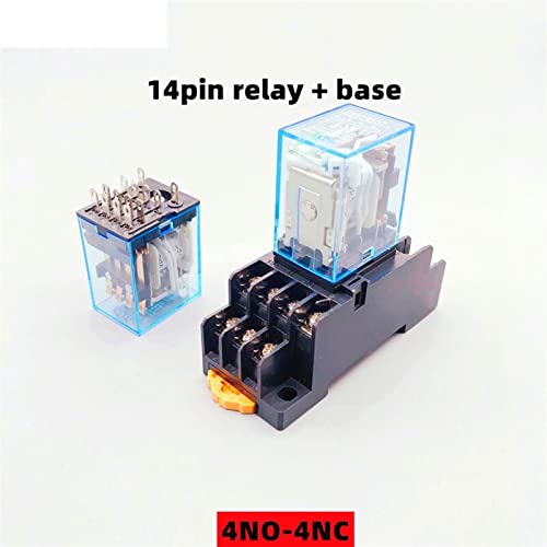Relé electromagnético MY4NJ con base de 14A e interruptor intermedio de precisión 2