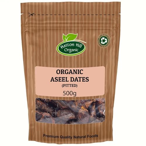 Organic Aseel Dates (Pitted) 500g Hatton Hill Organic