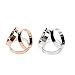 Kloud City ® Pack of 2 Fashion Scarf Ring Buckle Scarf Clip Triple Slide Jewelry Shiny Clothing