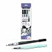 Pentel Arts Color Water Brush Box Set, Black/Gray/Sepia/Aquash (GFLFRHBP)