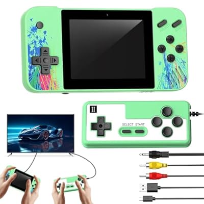 Vmxlso Consola Retro Portatil  Pantalla a Color de 3 5 Pulgadas  Consola Portatil Precargada con 800 Juegos Clásicos  Consola Portatil Retro  Consolas Retro Portatil para Niños  Adultos