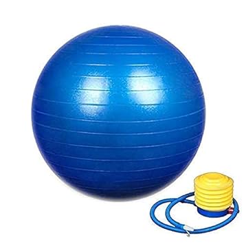 AK ENTERPRISE Exercise Heavy Duty Gym Ball Non-Slip Stability Ball Anti Burst Yoga Ball Balance Ball Extra Thick Fitness Ball for Home, Gym, Office with Quick Pump