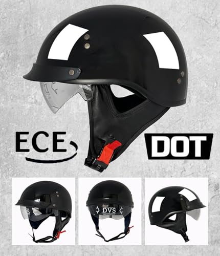 Casque ouvert avec pare-soleil rétractable et boucle rapide - 3