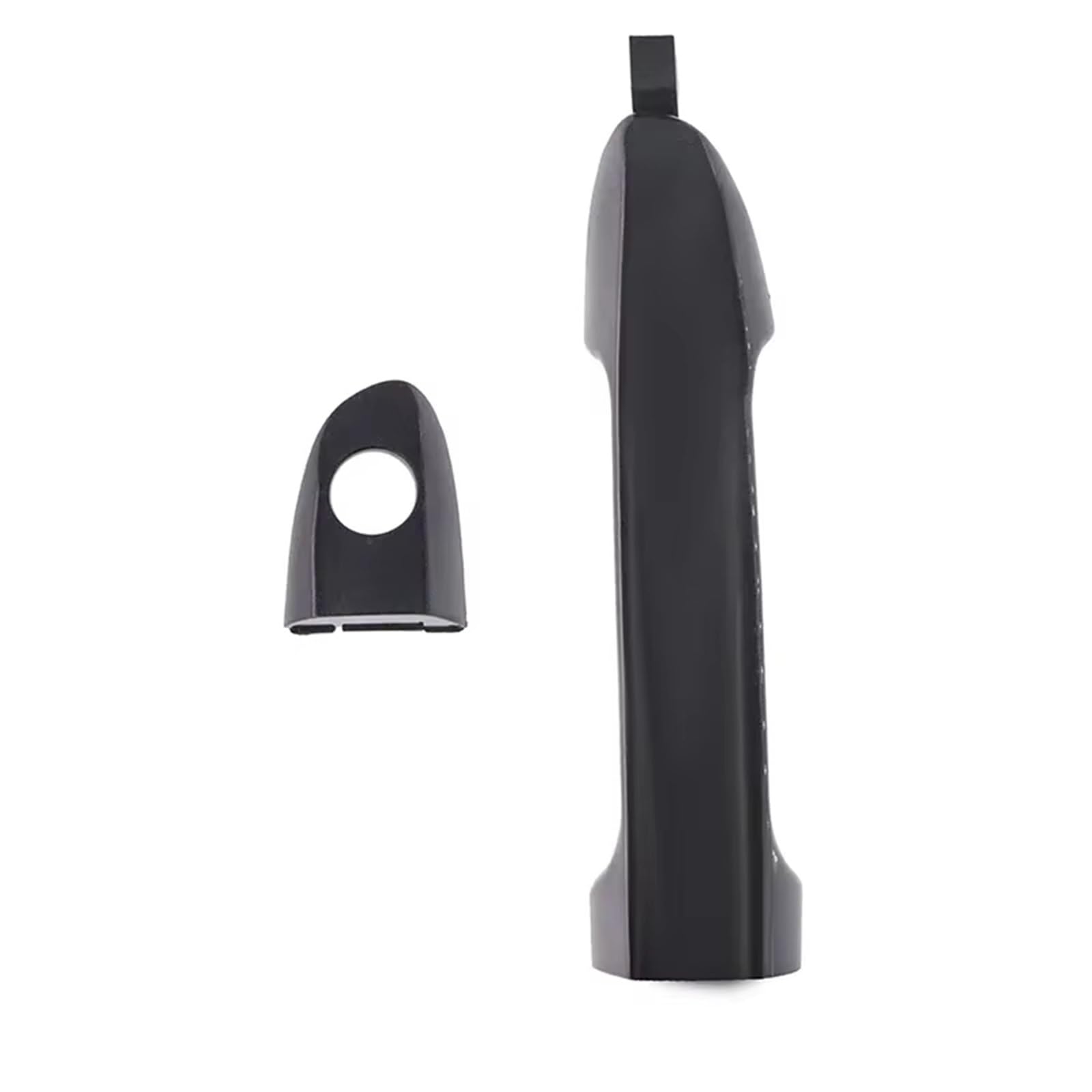 ZJYZYQ Car Sliding Outer Door Handle for KIA for Cerato for Spectra 2005-2009 Exterior Black Door Handle Catch 8EA(Front Left)