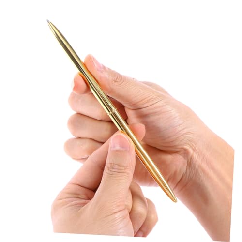 Bolígrafos elegantes metálicos con punta fina de 1 mm y tinta negra 3