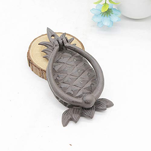 Bfrth Statues And Sculptures Cast Iron Pineapple Door Knocking Home Courtyard Wall Hanging Wall Decoration Door Handle Handle Decoration Crafts #TOP1