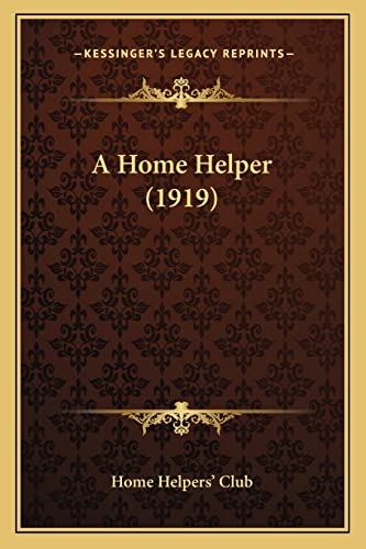 A Home Helper (1919)