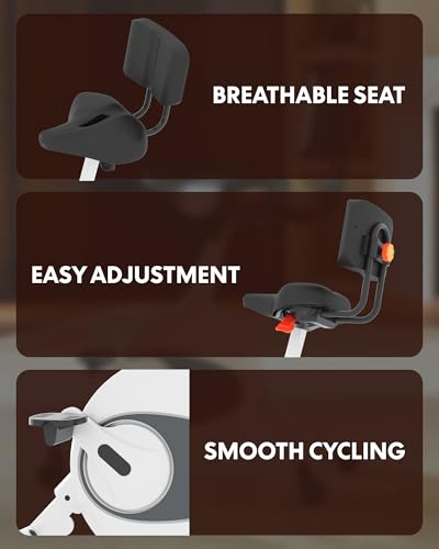FLEXISPOT Multi-Task Office Desk Chair with Integrated Bike System,White,V8 - image 8