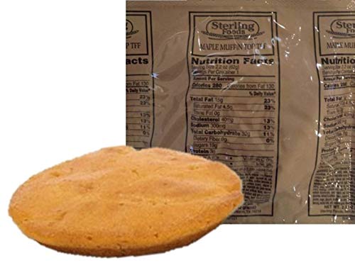 6 pack MRE Desserts / First Inspection date 2023 to 2025 / Fresh & Fast! (Maple Muffin Tops)