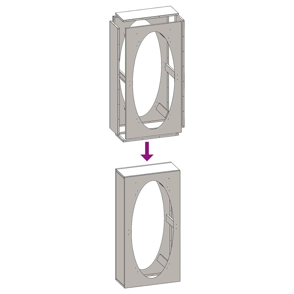 Estantería para leña negra de acero laminado en frío, 50 x 23 x 100 cm, capacidad de carga de 60 kg, para leña, leña, estante de madera, soporte de almacenamiento interior