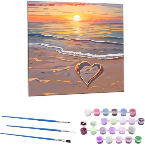 l̗[ G Paint by Numbers hG Lbg l ʂ肦 lphGLoXNtg  LoXA[g uVƃANG̋, ItBX CeA rO, ւ̃Mtg 45x45cm (t