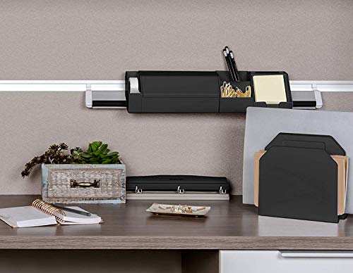 Image of Bostitch Office 3 Hole Punch, Durable Metal, Rubber Base, 12 Sheets, Black