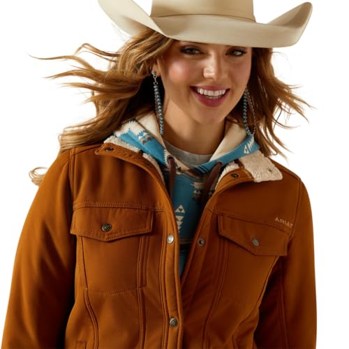 ARIAT Women's Berber Back Softshell Jacket4