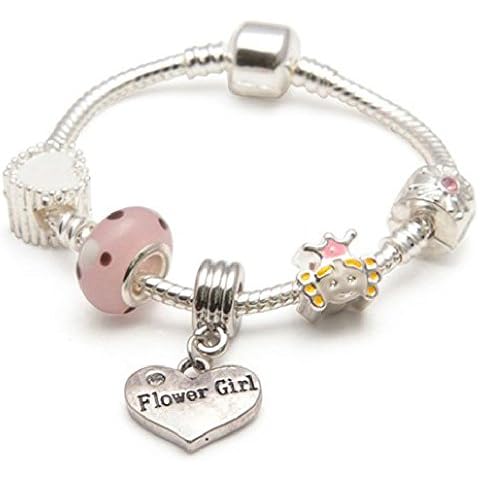 Liberty Charms Flower Girl Silver Bracelet Cover