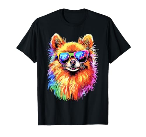 Zwergspitz Pommeraner Pomeranian Pom Süßer Deutscher Spitz T-Shirt