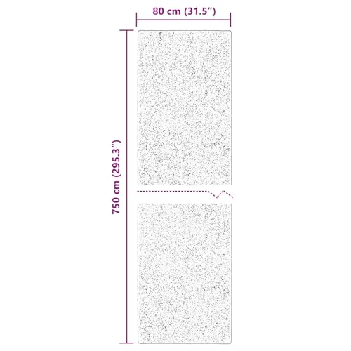 Tapis de couloir antidérapant et lavable en polyester - 4
