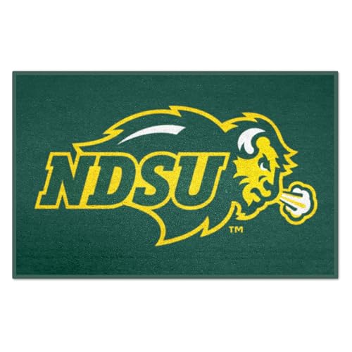 FANMATS 142 North Dakota State Bison Starter Mat Accent Rug - 19in. x 30in. | Sports Fan Home Decor Rug and Tailgating Mat