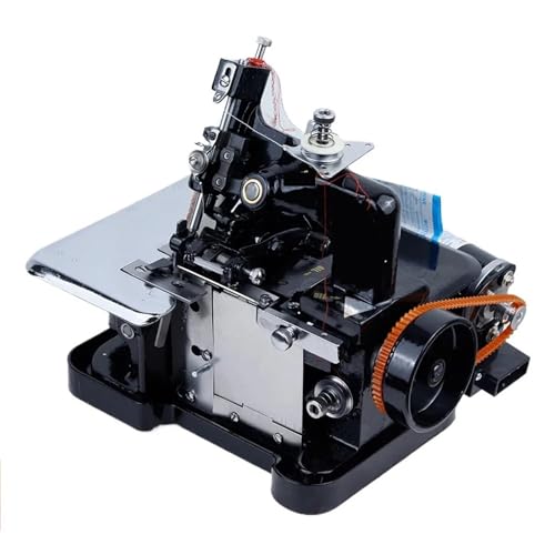 Máquina de Coser Máquina de coser overlock doméstica de 250 W, pequeña máquina de tejer overlock eléctrica de escritorio, herramienta de procesamiento de prendas