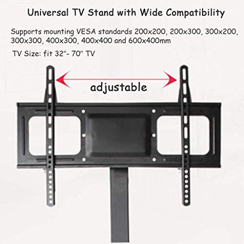 Soporte Giratorio Alto para Pantallas Planas 32"-70" Negro miniatura 4