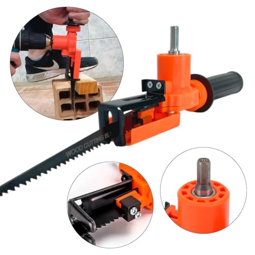 Adaptador de Serra Tico Tico para Furadeira Parafusadeira Ideal para Cortes Precisos 1 Chave Philips