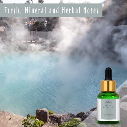 Image of MitFlor Hot Spring Fragrance Oil, Single Scented Oil, Large Size Premium Grade Fragrance Oil for Soap & Candle Making, Aromatherapy Essential Oil, Clean & Earthy Scent for Home Fragrance, 30 ml