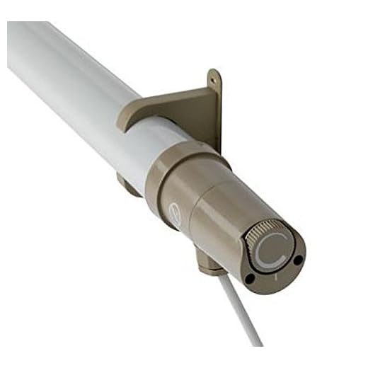 Sunhouse SHTTH2 80W Low Energy Tubular Heater 2ft Tube with Built In Thermostat with Mounting Brackets
