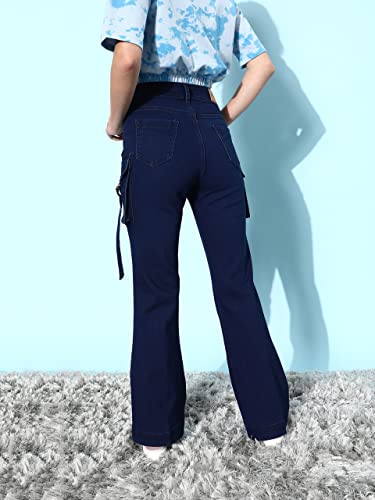 Image of Dolce Crudo High Rise Wide Leg Jeans for Women