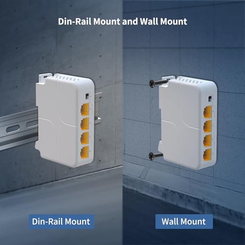 Image of 1 in 3 Out Gigabit PoE Extender, NICGIGA 3 Port PoE Repeater 100 Meters(328 ft),IEEE 802.3af /at Power Over Ethernet PoE Splitter to 3 PoE Devices Like IP Cameras, IP Phone, Wireless AP