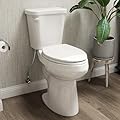 HOROW 21 Inch Tall Toilets, Extra High Toilets with Comfort Chair Height Seat, 1.28 GPF Single Flush Two-Piece Toilet, 12" Rough In Elongated Bowl for Seniors, Pregnant, Disabled & Tall Person, White