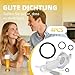 Dichtungssatz für Philips Perfect Draft Bier-Zapfanlage HD3600 HD3610 HD3620 HD3720 - Dichtung O-Ringe für Perfect Draft Fässer, Gummiringe Dichtungsringe für Bier-Zapfanlage Ersatzteile (4 Stück)