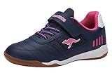 non marking KangaROOS K-Bilyard EV Sportschuhe, dk Navy/Daisy pink, 34 EU