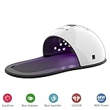 UV Nail Lamp - Kainoua Upgrade 48W UV LED Nail Dryer Curing Lamp with Dissipation Protection, Dual Light Source, Auto-Sensor, Timer Setting&Display for All Gel Nail Polish, Perfect for Home and Salon