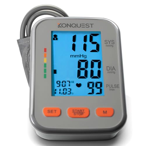 Konquest Automatic Arm Blood Pressure Monitor with large cuff