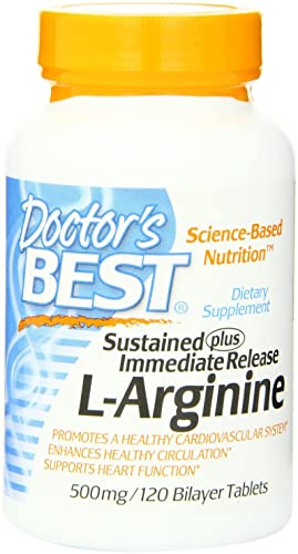Doctors Best Sustained Plus Immediate Release L-Arginine 235