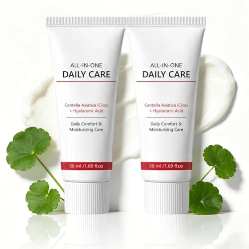 2 PCS Koriderm Time Reverse Cream All-in-One Centella Moisturiser Face Cream Daily Moisturiser with Centella Asiatica (Cica) & Hyaluronic Acid Lightweight Face Cream for Daily Hydration & Comfort