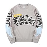 cpfm.xyz Christmas Party Western Casual For Men And Woman crew neck pullover sweatshirt Grey