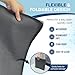 2PC - 25.6''x 23.6'' Washer and Dryer Covers for the Top, Non Slip Silicone Washer Dryer Top Protector Dryer Top Protector, Dust-Proof Washer & Dryer Cover Pad for Laundry Room Washer Dryer Countertop