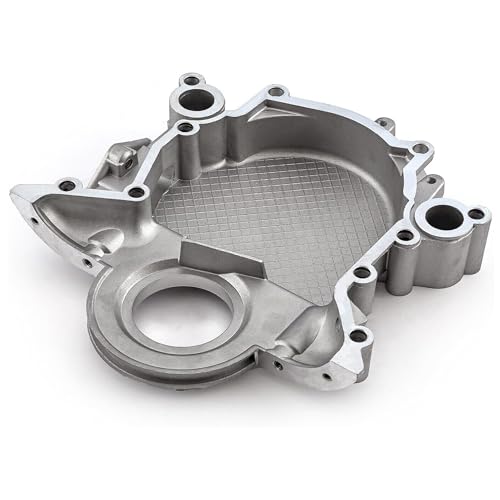 Image of Aluminum Timing Chain Cover For 1966-1984 Ford 289 302 351 Windsor | Fits 1966-1984 Ford Mustang E-100 Econoline Lincoln Versailles Mercury Comet. Replace 635-107 D20Z6019A. Non EFI design.
