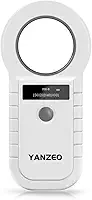 Yanzeo Leitor de microchip para animais de estimação 134,2 KHz, FDX-B, EMID