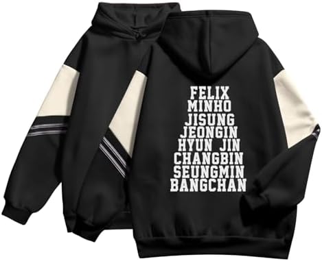 Skz Hoodie Pullover Felix Hyujin Jisung Woojin Sweatshirt for Skz Kpop Merch