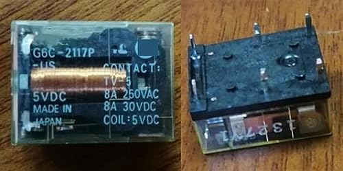 Relais G6C-2114P-US 12VDC 8A pour stopper les pannes de commutation de carte PCB