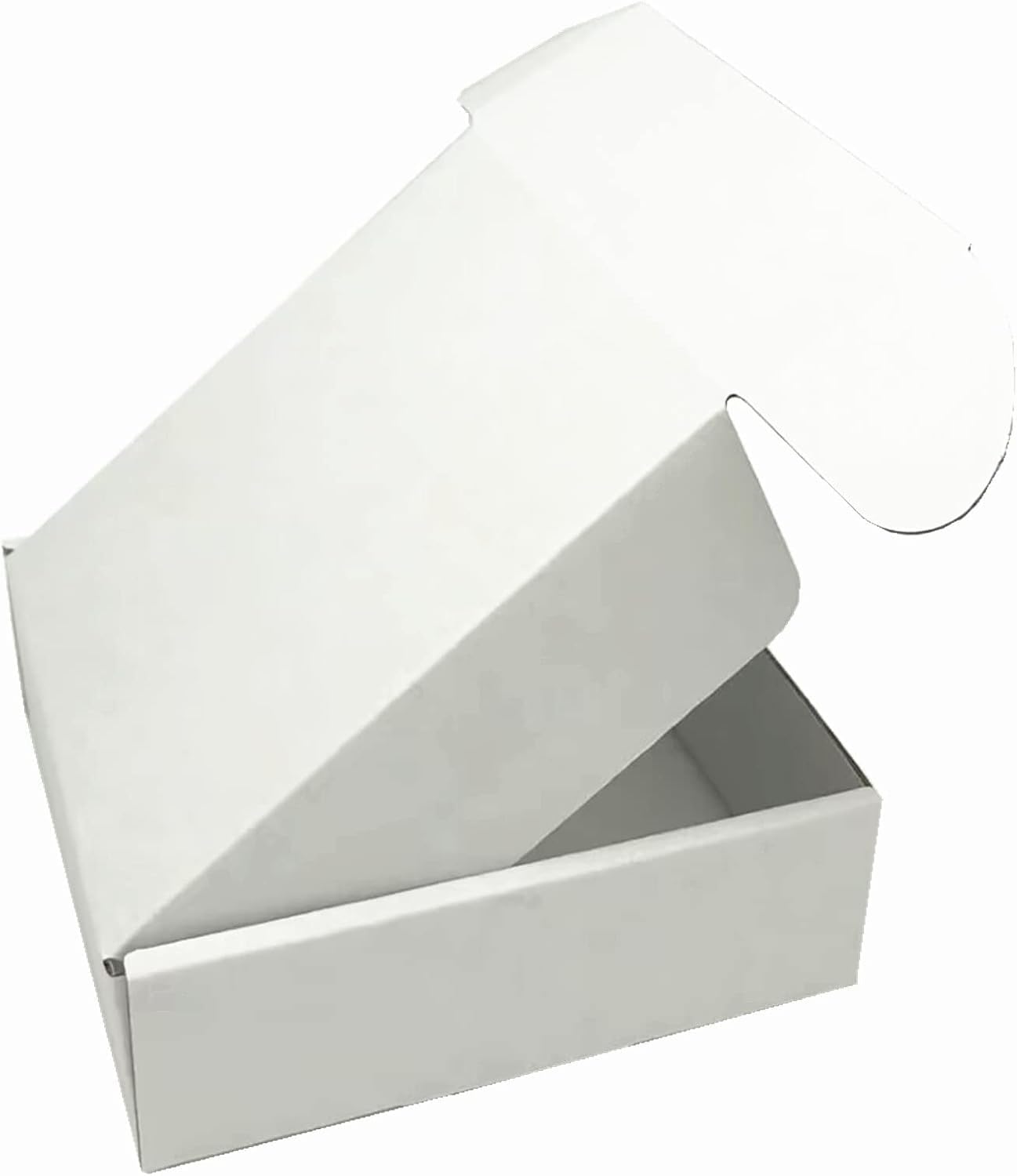 White Cardboard Shipping Box 10 x 8 x 2.7 Inch Corrugated Packaging Storage Boxes 24 Pack (Inside Size: 9.3 x 7.8 x 2.6)