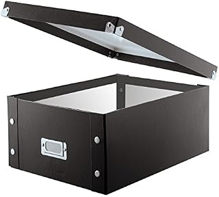 Snap-N-Store Double Wide CD Storage Box, 6.125" x 10.5" x 14", Holds up