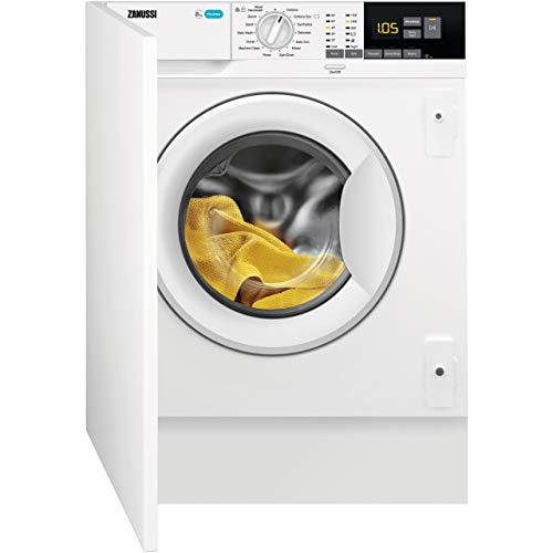 Image of Zanussi Z814W85BI Integrated 8kg Washing Machine with 1400 rpm - White - D Rated