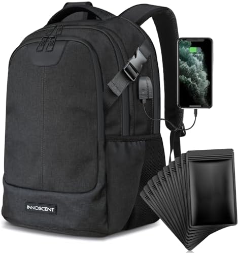 Power Bank Mochila Para Portátil, VOICEPTT Mochila Antirrobo De