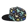 Malaxlx Kids Baseball Cap Dinosaur Black Summer Sun Hat Adjustable Trucker Hats Snapback Baseball Cap Visor Cap for 4-8 Years Boys Girls #3