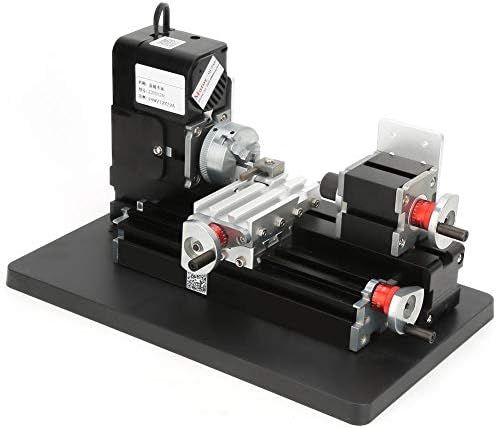 SOBL Mini Mtetal Lathe, 20000rpm Powerful Motor 24W DIY Tool Metal Woodworking Mini Motorized Lathe Machine, Grinder, Driller, Wood Lathe, Metal Lathe Machine, Miller for Wood Plastics