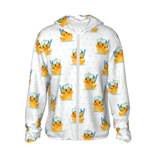 Chaqueta con capucha con cremallera y protección solar - Gafas de buceo ligeras de manga larga para hombre y mujer, blanco y negro, XL