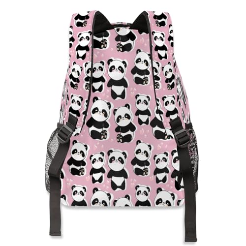 Sac à dos de voyage panda grand volume avec rangement ordinateur